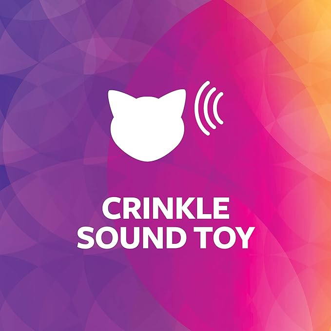 SmartyKat Kolossal Karrot Crinkle Kicker Catnip Cat Toy - Orange, Jumbo