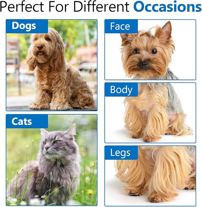 Laazar Pro Shears Thinning Pet Grooming Shear - 6.5 42 Teeth Scissors for dogs cats and pets