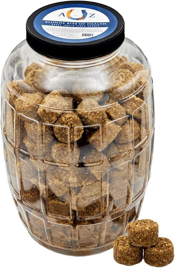 Horse Treats, Blonde Bits of Health, Low Carb/Sugar, A Softer Cookie, Wheat, Corn, Soy & Alfalfa Free, Made with Cinnamon & Agave, All Natural Ingredients, 15 lb