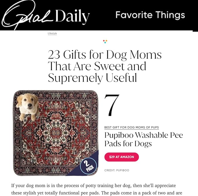 Washable Pee Pads for Dogs - XXL (1 Pack) 6 FT X 6 FT Super Absorbent Reusable Puppy Training Pads - 100% Waterproof, Leak-Proof & Non-Slip Whelping Pads for Pet Housebreaking