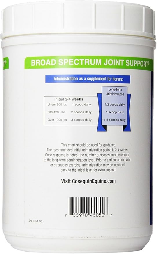 Nutramax Cosequin ASU Joint Health Supplement for Horses - Powder with Glucosamine, Chondroitin, ASU, and MSM, 1320 Grams