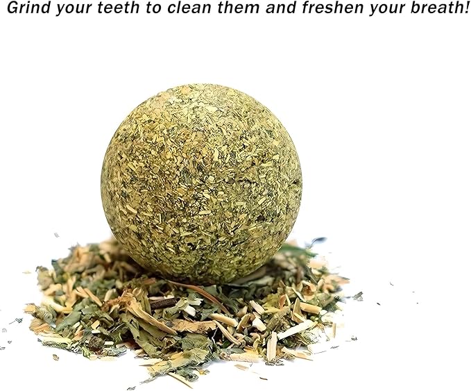 happylain 2 inches Diameter Catnip Ball - Catnip Balls for Cats, Interactive Cat Toy for Indoor Cats, Cat Nip Licking Balls