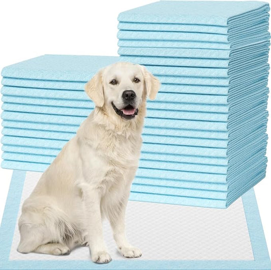 IMMCUTE Puppy Pads 30x28 Inches, 30 Count- Extra Large Super Absorbent Puppy Training Pads with Double Leak-Proof Layer | Thick Disposable Potty Pads for Dogs, Puppies & Pets | Odor Control, Quick Dry