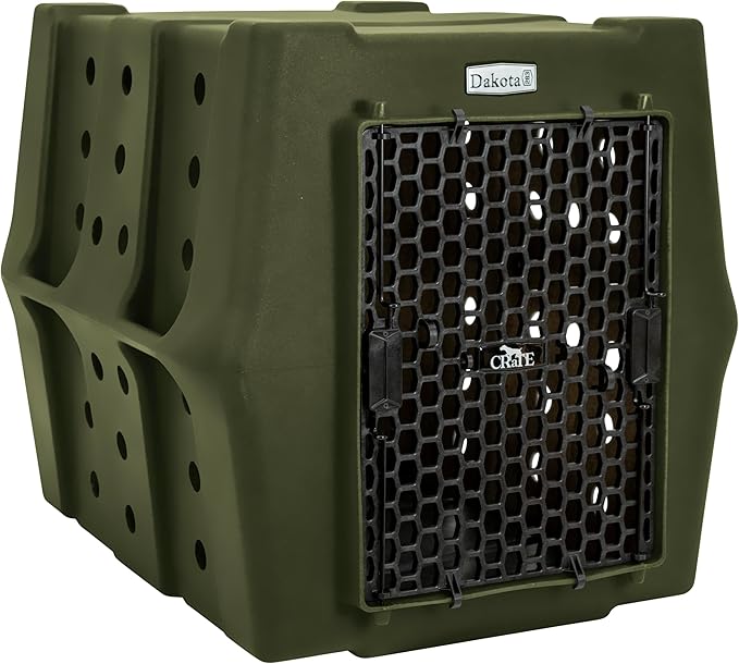Dakota 283 Crate - Canine Rough and Tough Economy Kennel (Olive, Intermediate)