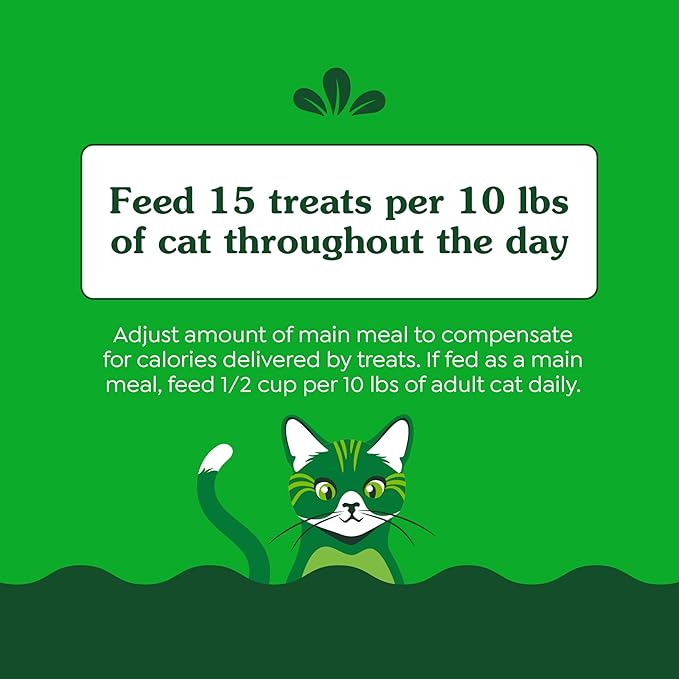 Greenies Feline Smartbites Skin & Fur Health Crunchy and Soft Cat Treats, Salmon Flavor, 4.6 oz. Pack