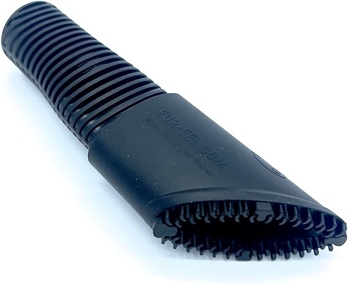 Buff Brite Pet Grooming Tool Fur-EEL FANG PRO Cat & Dog Hair Remover, Black