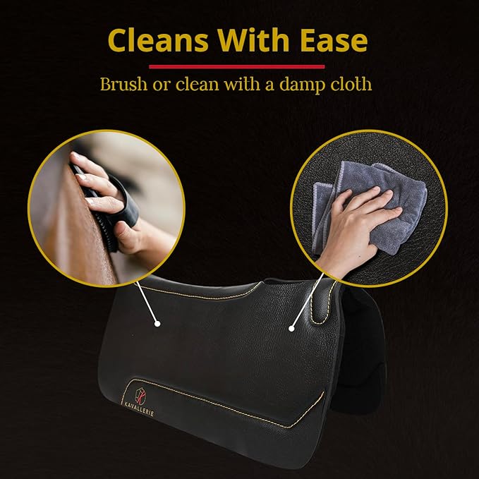 Kavallerie All-Purpose Saddle Pad with Quilted Anti-Slip Padding and Breathable Mesh Fabric for Maximum Airflow and Comfort, Works for English