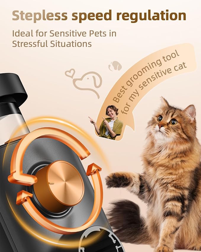 Dog Grooming Vacuum, 4.5L Extra-Large Dust Cup Dog Grooming Kit, 14000Pa High-Suction Pet Groomer with Clippers, Low-Noise All-in-One Shedding Control Set for Home Use