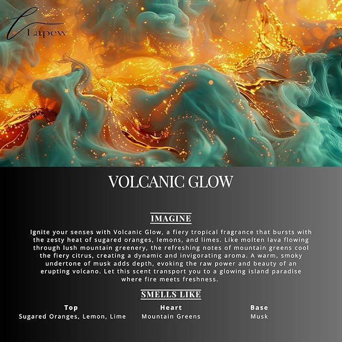 Volcanic Glow Carpet Freshener Powder: Powerful Odor Eliminator for Home, Upholstery Deodorizer, Carpet Deodorizer, Pet Urine, Cat Litter Box - Volcanic Glow Fragrance