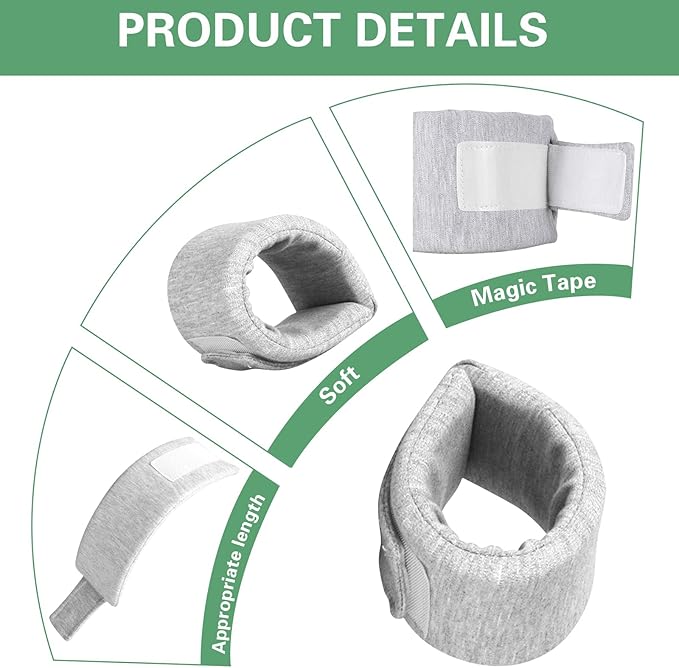 Cat Neck Brace, Adjustable Breathable Elizabethan Collar for Pet After Surgery Recovery Cat Neck Cervical Cone for Small Dogs Puppies Kittens with Neck Circumference 6.3-8.6 Inch (X-Small,Grey)