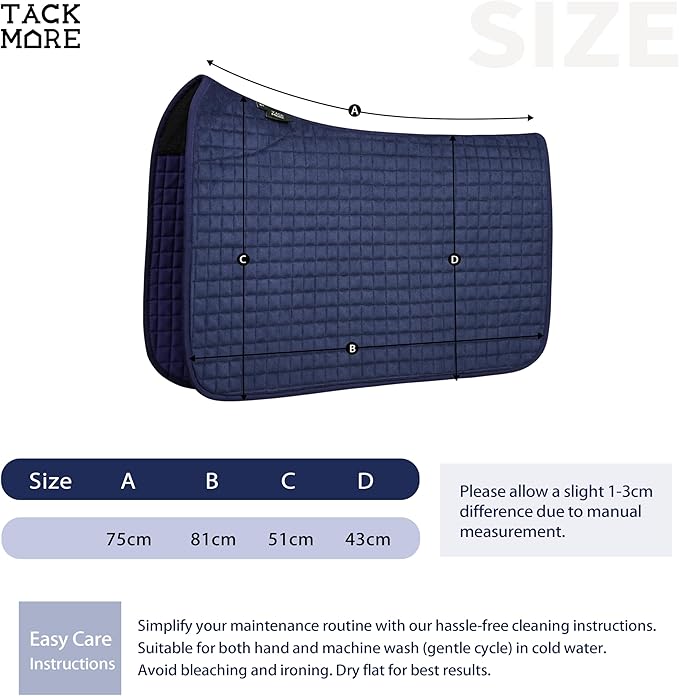 Tackmore Western Saddle Pad Breathable, Shock-Absorbing Saddle Pad