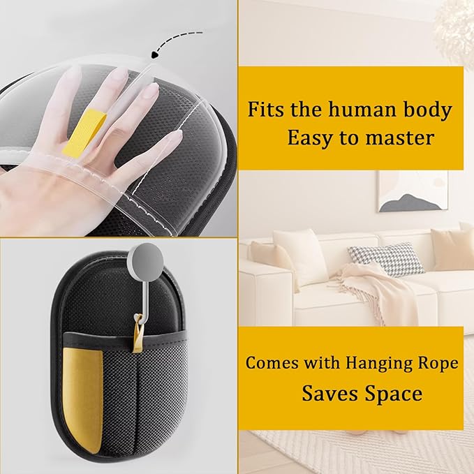 The Magic Brush Pet Hair Remover, Acssart Pet Hair Removal Glove, Electrostatic Pet Grooming Gloves, Efficient Reusable Cat & Dog Hair Remover for Couch, Furniture, Carpet, Curtain (1PCS)