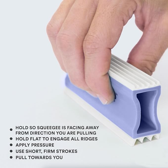 FurDozer X3 PRO Pet Hair Remover & Auto Detailing Tool - Cat & Dog Hair Remover for Carpet, Car Interior, Couch, Bedding, & Furniture - Reusable Pet Hair Removal Tool for Dog Fur & Lint, 5", Purple