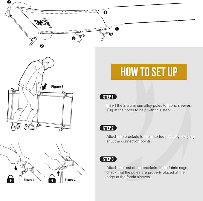 ONETIGRIS Elevated Dog Bed, Outdoor Dog Cod Large Raised Dogs Bed with Chew Proof Mesh, No-Slip Portable Dogs Cot Bed for Indoor & Outdoor Portable