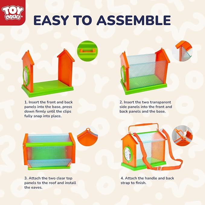 TOY Life Kids Explorer Kit with Bug Catcher for Kids, Bug Catching Kit with Bug Toys, Kid Safari Vest & Hat, Compass, Binoculars, Magnifying Glass, Educational Outdoor Toys Kid Adventure Kit