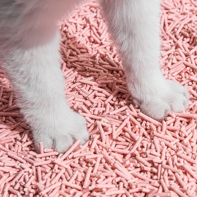 Tofu Cat Litter Natural Clumping Tofu Cat Litter, Fast Clumping and Easily Scoop-able 5.5lb/88oz 5 Scents - Original, 1 Pack