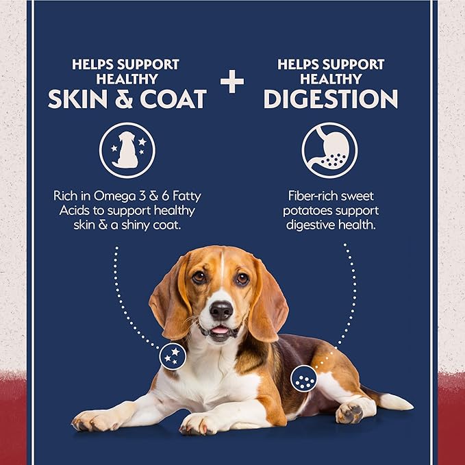 Natural Balance Limited Ingredient Adult Grain-Free Dry Dog Food, Reserve Sweet Potato & Bison Recipe, 4 Pound (Pack of 1)