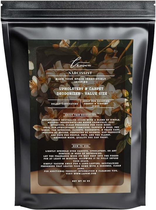 Narcissist Carpet Freshener Powder Refill 36 oz | Powerful Odor Eliminator for Home | Upholstery Deodorizer | Carpet Deodorizer | Pet Urine | Cat Litter Box