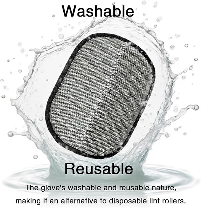 3Pcs Electrostatic Pet Hair Cleaning Gloves, 2025 Pet Hair Remover Glove, Washable Reusable Dogs Cats Hair Gloves for Furniture Bed Sheets Couch Clothes Carpet Car Seat