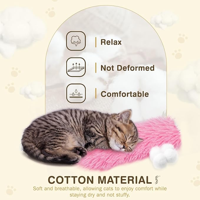 Cat Toys Cat Pillows Toys, 3 Pack Interactive Kicker Catnip Toys, Soft Durable Teething Chew Toy, Promote Exercise for Indoor (Green, Pink, Blue, 1)