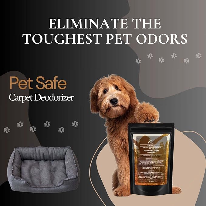 Blissful Day Carpet Freshener Powder: Powerful Odor Eliminator for Home, Upholstery Deodorizer, Carpet Deodorizer, Pet Urine, Cat Litter Box - Blissful Day Fragrance.