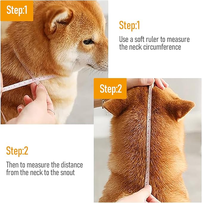 Adjustable Dog Cone Collar After Surgery Soft Cone of Shame Alternatives for Dog Cat Puppy Plastic Elizabethan Collar for Dogs from Licking Biting Scratching Wounds(XXXL,Neck:16.5-18.1in)