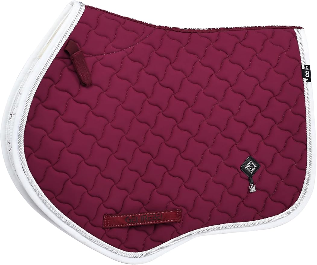 Close Contact Non-Slip Design Horse Riding Pad Moisture-Wicking Shock Absorbing English Saddle Pad for Horses