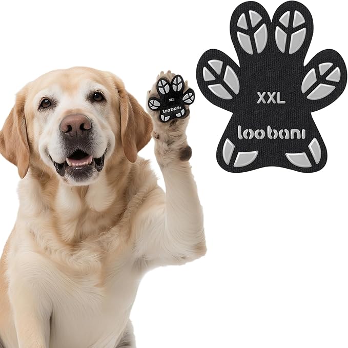 Paw Pads for Dogs Traction for Senior Dogs - Non Slip Sticky Dog Paw Protector Pads, Anti-Slip Adhesive Dog Paw Grip Pads Covers for Slippery Hardwood Floors to Prevent Slipping While Running Walking