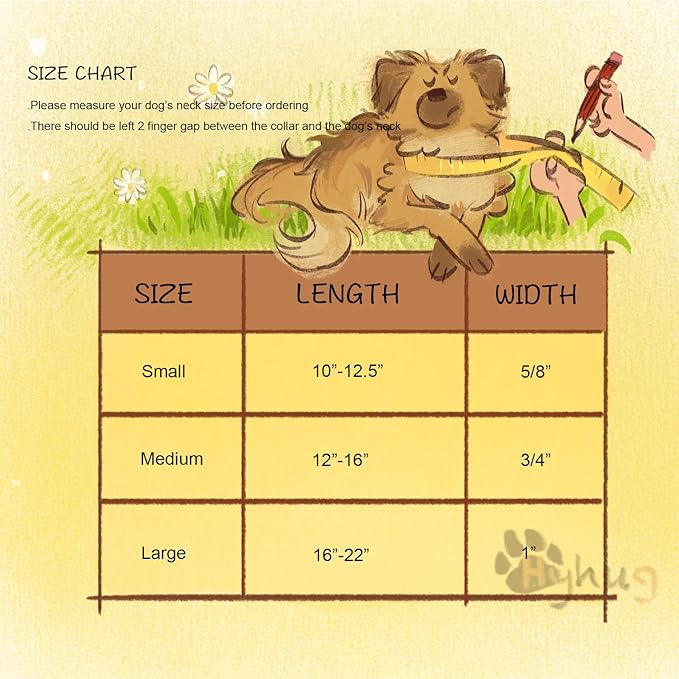 Hyhug Dog Collar for Large Dogs, Green Heavy Duty | Quick Release Nylon Buckle Collar, Adjustable & Durable Pet Supplies for Boy & Girl Dogs (Large, Military Green)