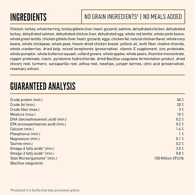 ORIJEN Wild Reserve Dry Cat Food Free-Run Chicken & Wild-Caught Fish Recipe 6.5lb Bag