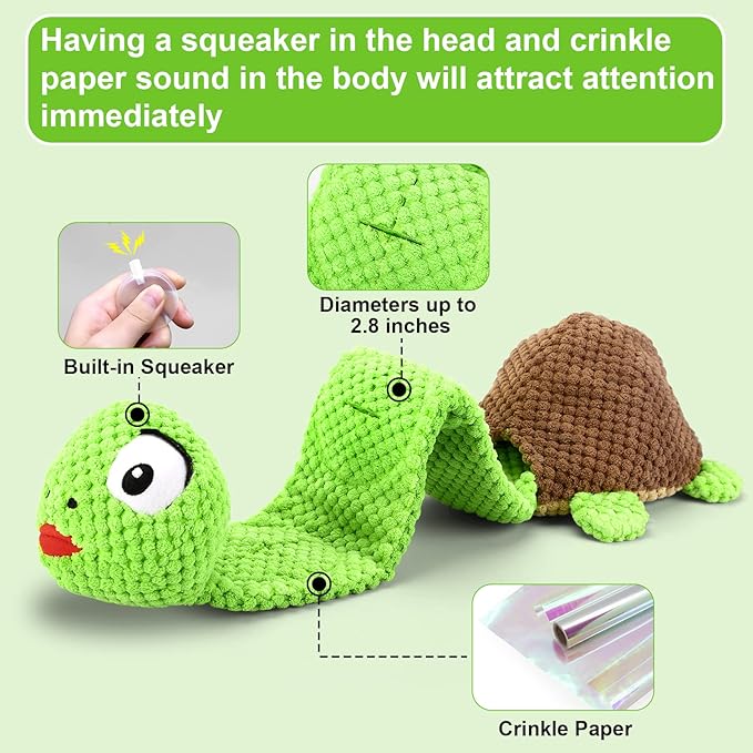 Dog Squeak Toys Dogs Enrichment Treat Dispensing Puzzle Toys Interactive Dog Toys for Large Medium Small Dogs