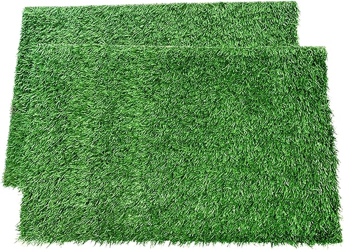 LOOBANI Dog Grass Pee Pads, Artificial Dog Grass Pads for Potty Tray, Fake Grass for Dogs to Pee On, Outdoor Indoor Pee Grass for Dog Potty (18*28 inch)