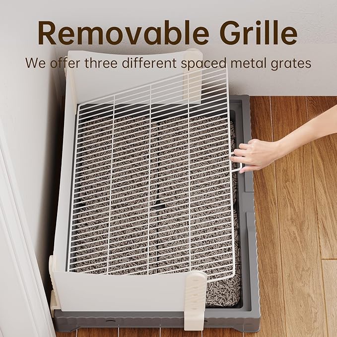 Oneluck Dog Litter Box with High Walls,30" x 22" Indoor Puppy Pee Pad Holder,Protection Wall Every Side for No Leak, Spill, Accident,Ideal for Medium Dog