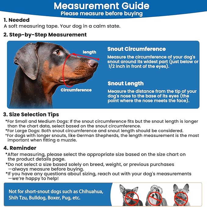 BARKLESS Dog Muzzle, Soft Basket Silicone Muzzle for Dogs to Prevent Biting and Chewing, Breathable Cage Mouth Cover for Training, Allows Drinking and Panting, Used with Collar