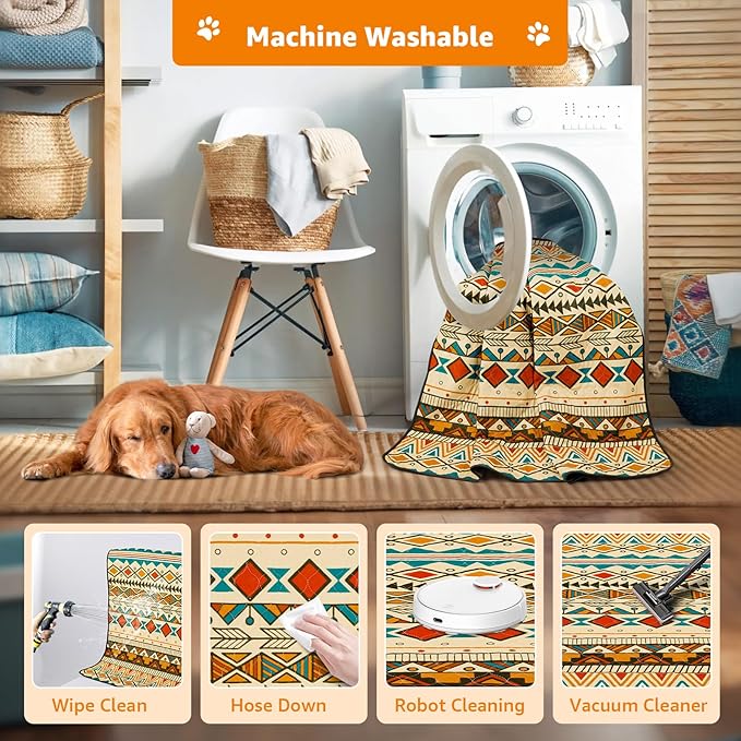 LOOBANI Reusable Pee Pads for Dogs: 2 Pack Washable Puppy Pads Waterproof 41"x41", Super Absorbent Whelping Pad, Leak-Proof & Non-Slip Dog Training Pads for Floor, Potty, Playpen, Crate (Yellow)