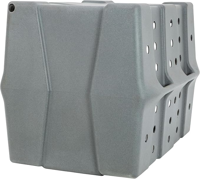 Dakota 283 Crate - Canine Rough and Tough Economy Kennel (Dark Granite, Large)