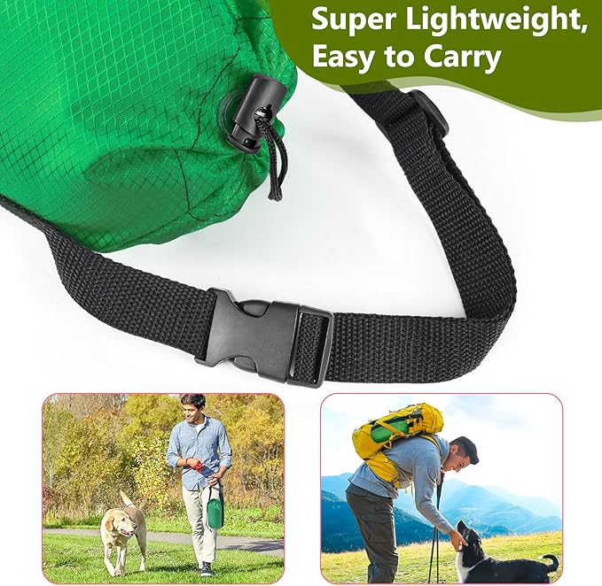 Tresbro Dog Camping Leash, 50ft/75ft/100ft Trolley System for Dogs up to 300lbs, Portable Lightweight Runner Lead for Yard, Reflective Dog Tie Out Cable for Camping, Courtyard, Park, Outside