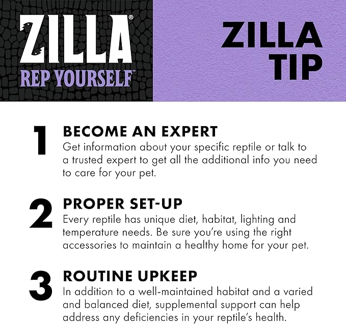 Zilla Vitamin Supplement Food Spray, with Carotene, Spray-on Multivitamin Supplement for Reptiles