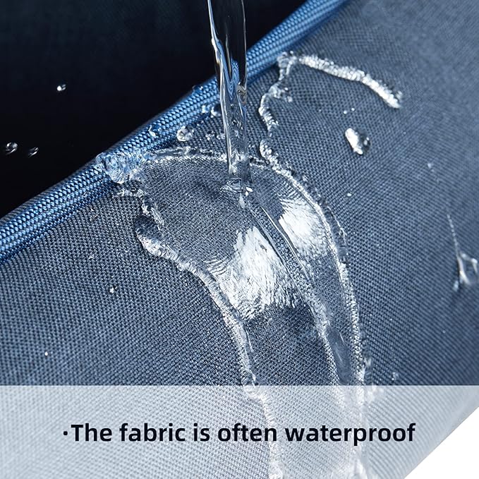 Orthopedic Dog Beds for Medium Dogs, Durable Egg Crate Foam Sofa Dog Bed wit Washable Removable Cover,Waterproof Lining,Pet Bed for Large Dogs (Peacock Blue, 26.4" L x 21.7" W x 6.2" Th)