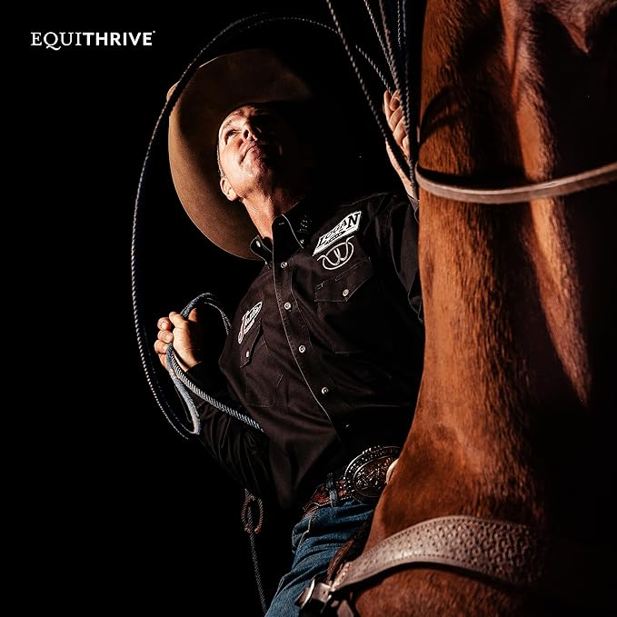 Equithrive Original Joint Supplement Powder with Resveratrol and Hyaluronic Acid for Horses, Equine Care, 2 lbs