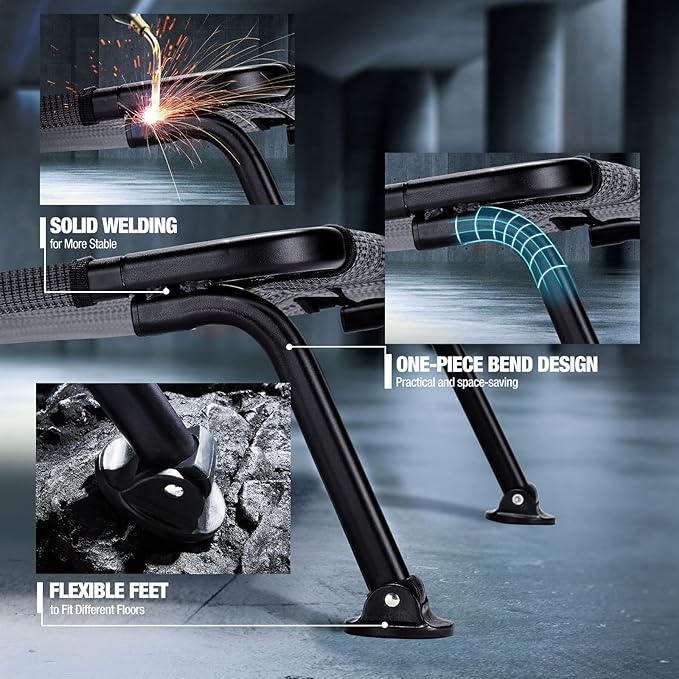 Veehoo Outdoor Elevated Dog Bed, Cooling Raised Dog Cot Bed XL, Portable Waterproof Curved Dogs Hammock Beds for Outside, up to 150lbs, Black Legs, Black Silver 49"