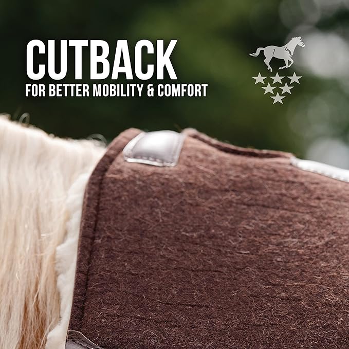 Professional's Choice 100% Steam-Pressed Wool Felt Saddle pad