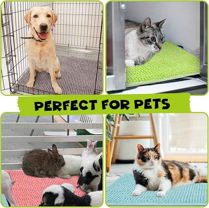 Barydat 8 Pcs Guinea Pig Cage Liner for Guinea Pig Cage Bedding Reusable Rabbit Mat Pad Washable Training Pad Animal Sleeping Bedding Mat