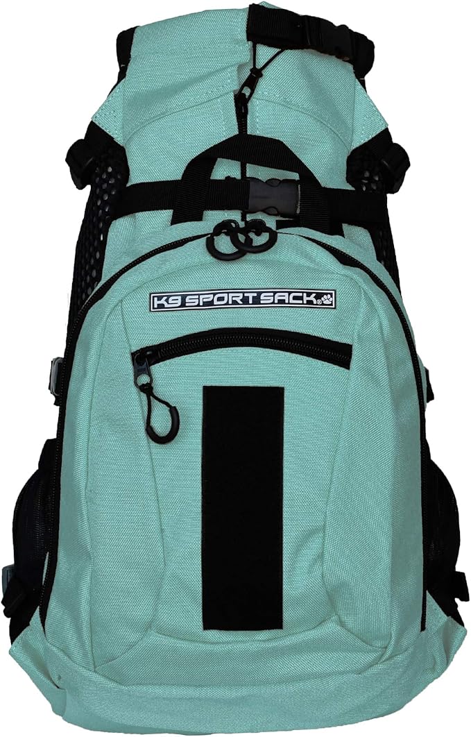 K9 Sport Sack | Plus 2 | Adjustable Dog Carrier Backpack (Small - Summer Mint)