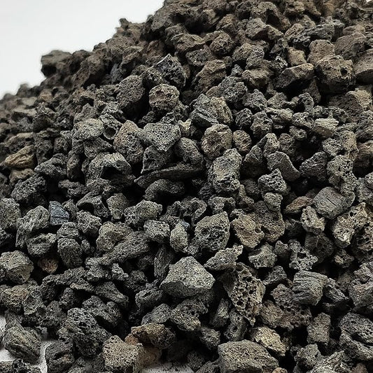 2 lbs Black Lava Rocks for Plants,1/4 Inch Crush Volcanic Rock Pumice Soil Additive for Succulent Aquarium Cactus Bonsai Fire Pits and Garden Landscaping