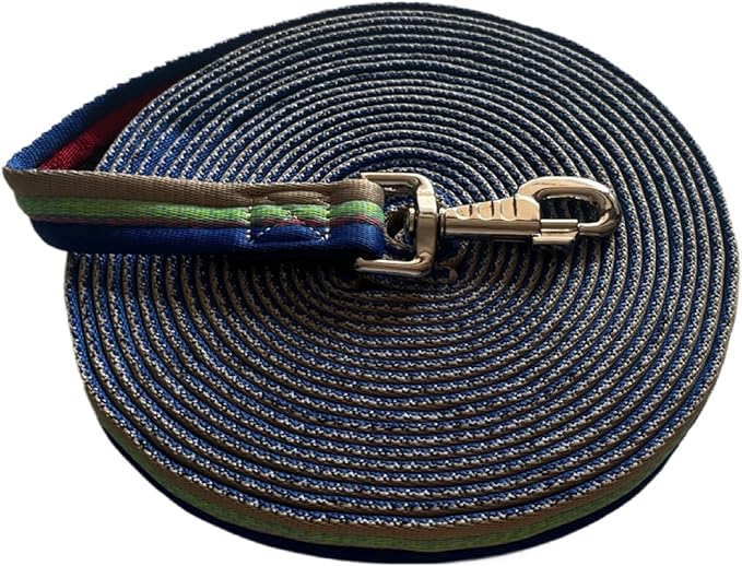 Premium Horse Training Lunge Line with Alloy Trigger Buckle for Accurate Equestrian Training of 26 Foot (8 Meters)