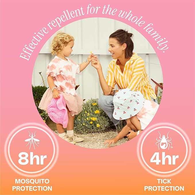 Mimikai Mosquito and Tick Repellent, DEET-Free for Skin and Outdoor Use, Non-Toxic, Plant-Powered Skincare, 3.4oz Pump Spray