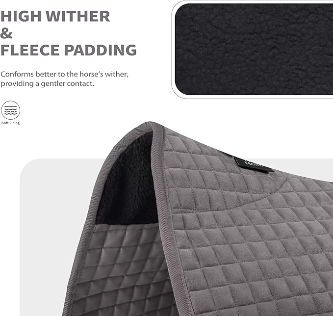 Tackmore Western Saddle Pad Breathable, Shock-Absorbing Saddle Pad