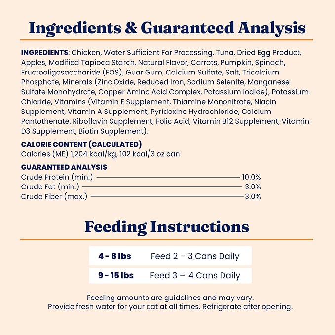 Solid Gold Wet Food Pate Flavorful Feast - 3 Count Sample Pack - Canned Cat Food Made with Real Chicken - Grain Free for Sensitive Stomach & Healthy Living