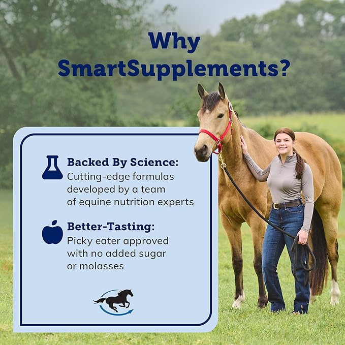 SmartEquine SmartCookies | Healthy Treats for Horses Made from Coconut Meal, Beet Pulp, Alfalfa, and Flaxseed Oil | No Sugar Added Horse Treats | Banana Bread Flavor Cookies for Horses, 3 lb Bag